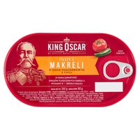 King Oscar Filety z makreli w sosie pomidorowym z chili 160 g