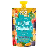 Drugie śniadanie Mus 100 % marakuja brzoskwinia jabłko banan 180 g