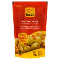 Jolca Oliwki zielone manzanilla z pastą paprykową 190 g