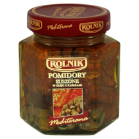 Rolnik Mediterana Pomidory suszone w oleju z kaparami 280 g