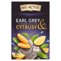 Big-Active Herbata czarna Earl Grey & cytrusy 40 g (20 x 2 g)