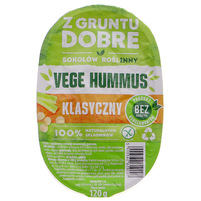 Sokołów roślinny Vege Hummus klasyczny 120g