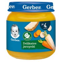 Gerber Delikatne jarzynki dla niemowląt po 4. miesiącu 125 g