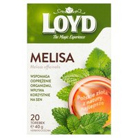 Loyd Herbatka ziołowa melisa 40 g (20 x 2 g)