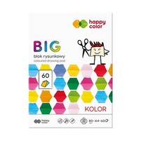 Happy Color blok rysunkowy kolorowy BIG, 60 ark. A4