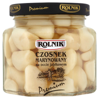 Rolnik Premium Czosnek marynowany w occie jabłkowym 200 g