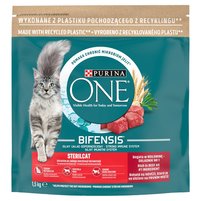 PURINA ONE Bifensis Sterilcat Karma dla kotów bogata w wołowinę 1,5 kg