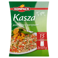 Konpack Kasza jęczmienna z warzywami 250 g (2  torebki)