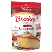 Polskie Młyny Biszkopt z mąki Szymanowskiej Mieszanka do wypieku ciasta 400 g