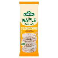 Kupiec Slim Wafle ryżowe ze słonecznikiem 84 g (18 sztuk)