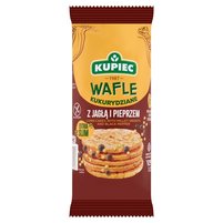 Kupiec Wafle kukurydziane z jagłą i pieprzem extra cienkie 105 g (20 sztuk)