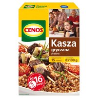 Cenos Kasza gryczana prażona 800 g (8 torebek)