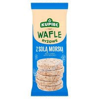 Kupiec Wafle ryżowe z solą morską 120 g (12 sztuk)