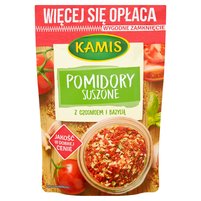 Kamis Pomidory suszone z czosnkiem i bazylią 50 g