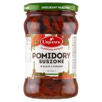 Urbanek Pomidory suszone w oleju z ziołami 270 g