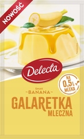 Delecta Galaretka mleczna smak banana 60 g