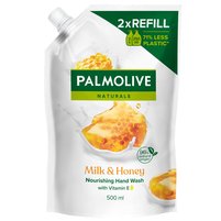 Palmolive Naturals Milk & Honey (Mleko i Miód) Kremowe mydło do rąk w płynie zapas, 500 ml