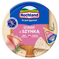 Hochland Ser kremowy z szynką w trójkącikach 180 g