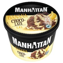 Manhattan Lody bananowe i czekoladowe 1400 ml