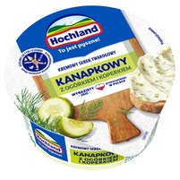 Hochland Kanapkowy kremowy serek twarogowy z ogórkiem i koperkiem 130 g