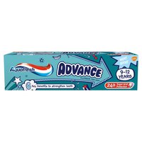 Aquafresh Advance Pasta do zębów z fluorkiem 9-12 lat 75 ml