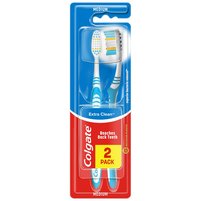 Szczoteczka do zębów Colgate Extra Clean 2 szt średnia