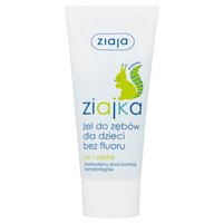 Ziaja Ziajka Żel do zębów dla dzieci bez fluoru od 1 ząbka 50 ml