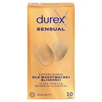 Durex Sensual Wyrób medyczny prezerwatywy 10 sztuk