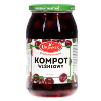 URBANEK KOMPOT WIŚNIOWY B/PESTKI 920G