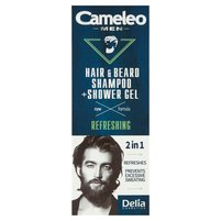 Cameleo Men Szampon do włosów i brody + żel pod prysznic 2 w 1 150 ml