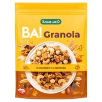 Bakalland Ba! Granola 5 orzechów z czekoladą 300 g