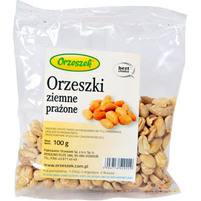 ORZESZEK ORZECHY ZIEMNE PRAŻONE BEZ SOLI 100G