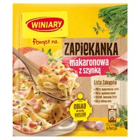 Winiary Pomysł na... Zapiekanka makaronowa z szynką 35 g