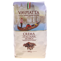 Vaspiatta Crema Italinana kompozycja kaw Arabica i naturalnych 500g