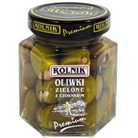 ROLNIK OLIWKI ZIELONE Z CZOSNKIEM 280G