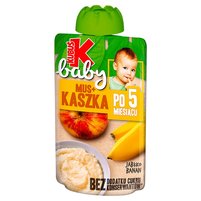 Kubuś Baby Mus+kaszka po 5 miesiącu jabłko banan 100 g