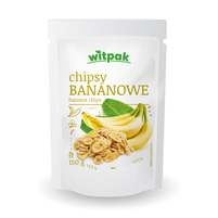 Witpak chipsy bananowe 150G