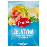 Delecta Żelatyna do mięs ryb warzyw i deserów 50 g