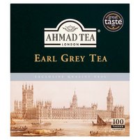 Ahmad Tea Earl Grey Herbata czarna 200 g (100 torebek z zawieszką)
