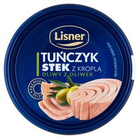 Lisner Tuńczyk stek z kroplą oliwy z oliwek 120 g