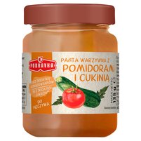 Podravka Pasta warzywna z pomidorami i cukinią 135 g