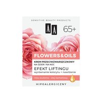 AA Flowers&Oils 65+ Efekt Liftingu Krem przeciwzmarszczkowy na dzień i na noc 50 ml