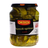 Orzech koreczki ogórkowe na słodko 700g