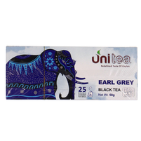 Unitea earl grey herbatka czarna ekspresowa z dodatkiem aromatu z bergamotki  50g