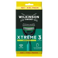 Wilkinson Sword Xtreme3 Sensitive Comfort Maszynka z 3 elastycznymi ostrzami 12 sztuk