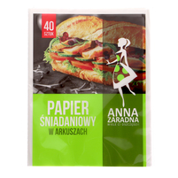 Anna zaradna papier śniadaniowy w arkuszach 40sztuk