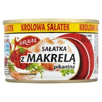 GRAAL Sałatka z makrelą pikantna 165 g