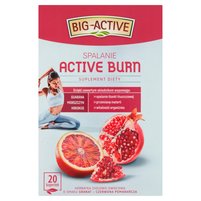 Big-Active Active Burn spalanie Suplement diety herbatka ziołowo-owocowa 40 g (20 x 2 g)