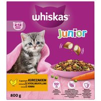 Whiskas Sucha karma dla kotów z pysznym kurczakiem 800 g