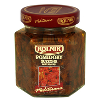 ROLNIK POMIDORY SUSZONE PASKI W OLEJU 280G